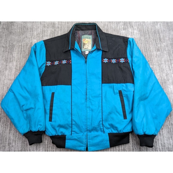Canyon Guide Outfitters Other - Vtg 90's Canyon Guide Outfitters Men's XL Blanket Lined Southwestern Jacket USA